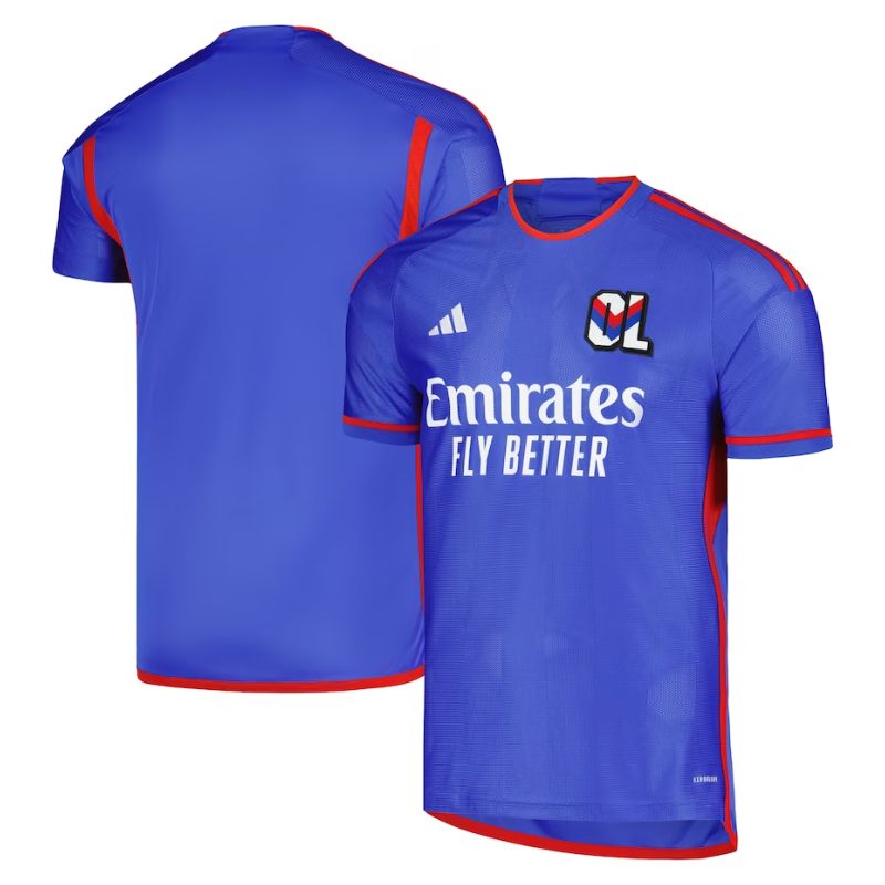 Olympique Lyonnais Shirt 2023/24 Away Custom Jersey - Blue