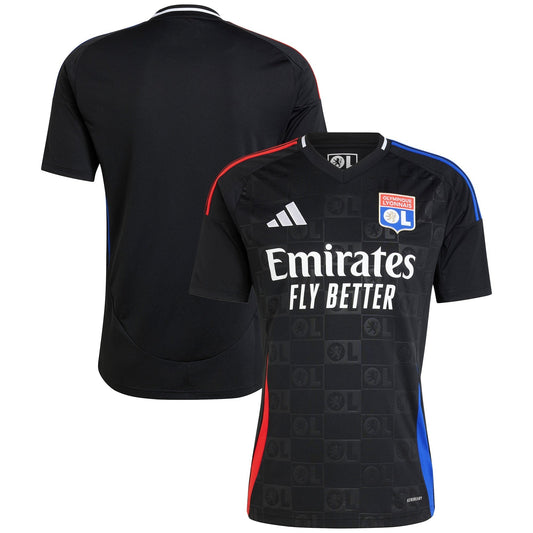 Olympique Lyonnais adidas 2024/25 Away Custom Jersey - Black