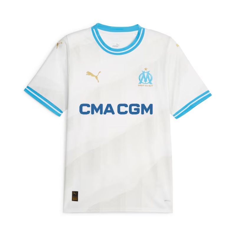 Olympique Marseille Shirt 2023/24 Home Custom Jersey - White