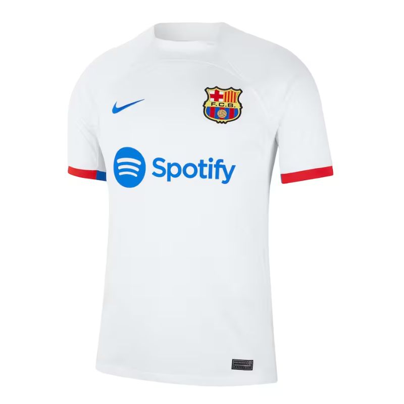 Pedri Barcelona 2023/24 Away Jersey - White