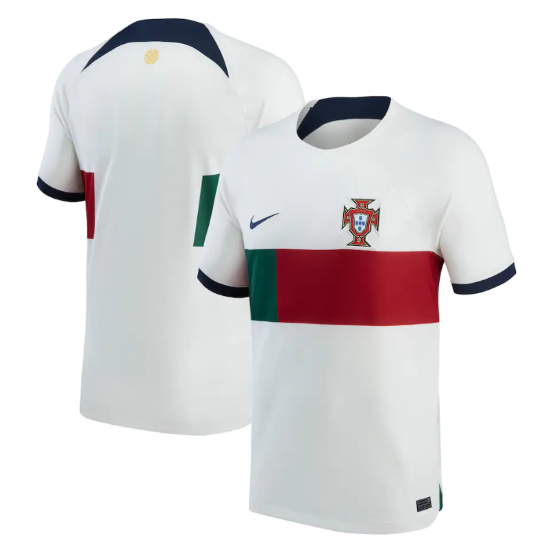 Portugal National Team Shirt 2022/23 Away Custom Jersey - White