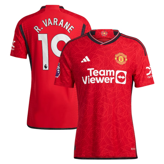 Raphael Varane Manchester United Shirt 2023/24 Home Player Jersey - Red