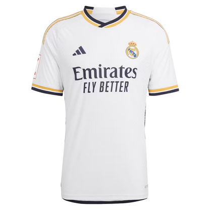 Real Madrid Adidas 2023/2024 Home Customized Jersey - White