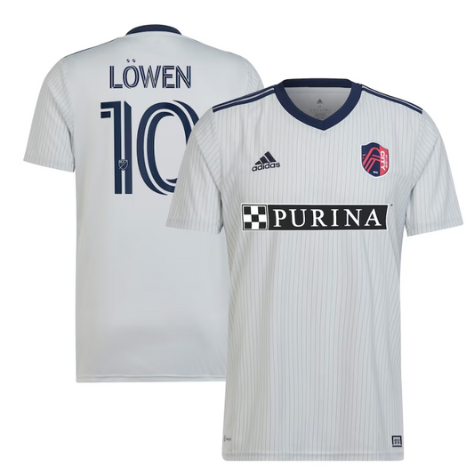 St. Louis City SC Eduard Löwen Shirt 2023/24 Player Jersey - Gray