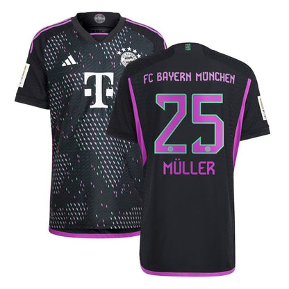 Thomas Müller Bayern Munich 2023/24 Away Player Jersey - Black