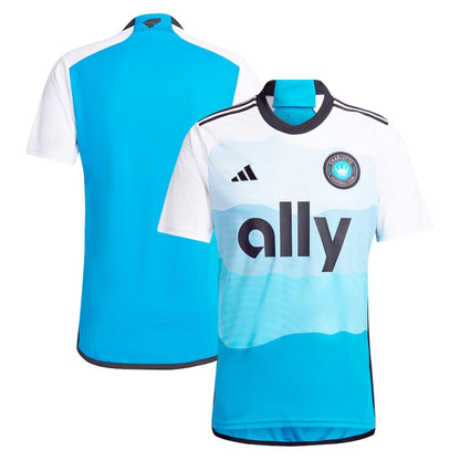 Charlotte FC adidas 2024 The Carolina Kit: Explore  Jersey - Blue