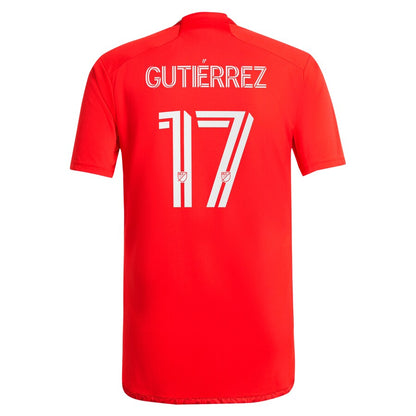 Brian Gutiérrez Chicago Fire adidas 2024 Return To Red  Player Jersey – Red