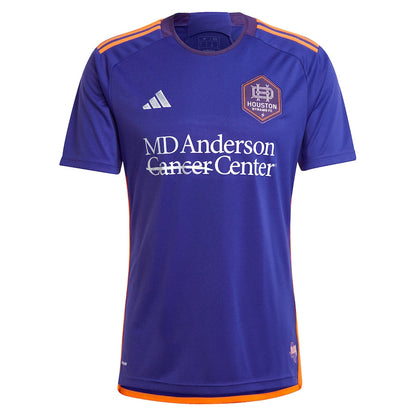 Houston Dynamo FC adidas 2024 Still Holdin'  Custom Jersey – Purple