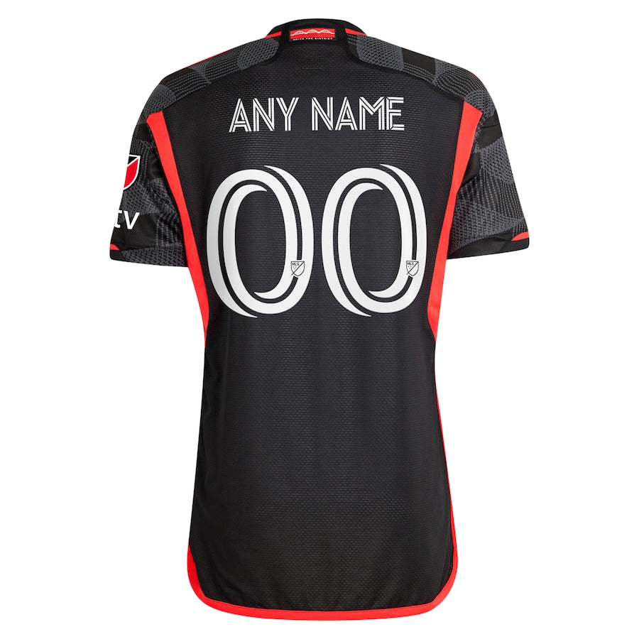 D.C. United adidas 2024 The Icon Kit Authentic Custom Jersey – Black