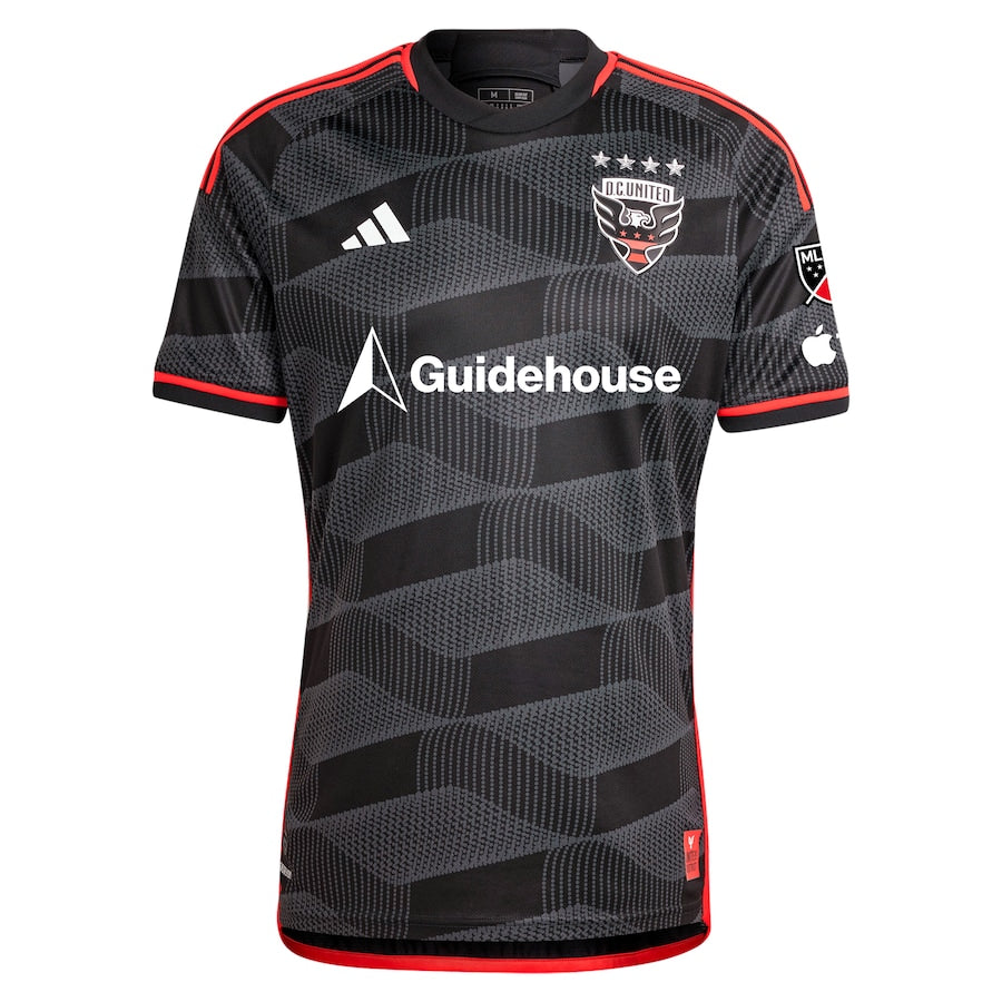 D.C. United adidas 2024 The Icon Kit Authentic Custom Jersey – Black