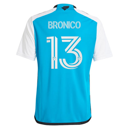 Brandt Bronico Charlotte FC adidas  2024 The Carolina Kit: Explore  Player Jersey - Blue