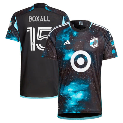 Michael Boxall Minnesota United FC adidas 2024 Starry Night Authentic Player Jersey - Black