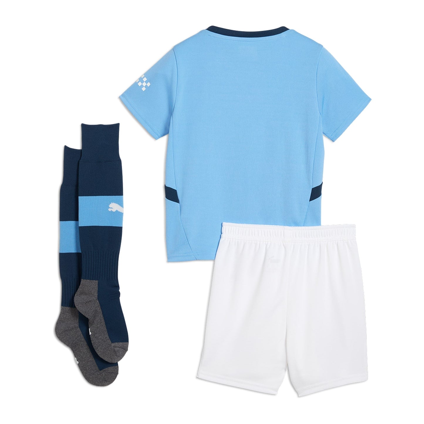 Manchester City Puma Home Minikit 2024-25 Custom Jersey - Blue