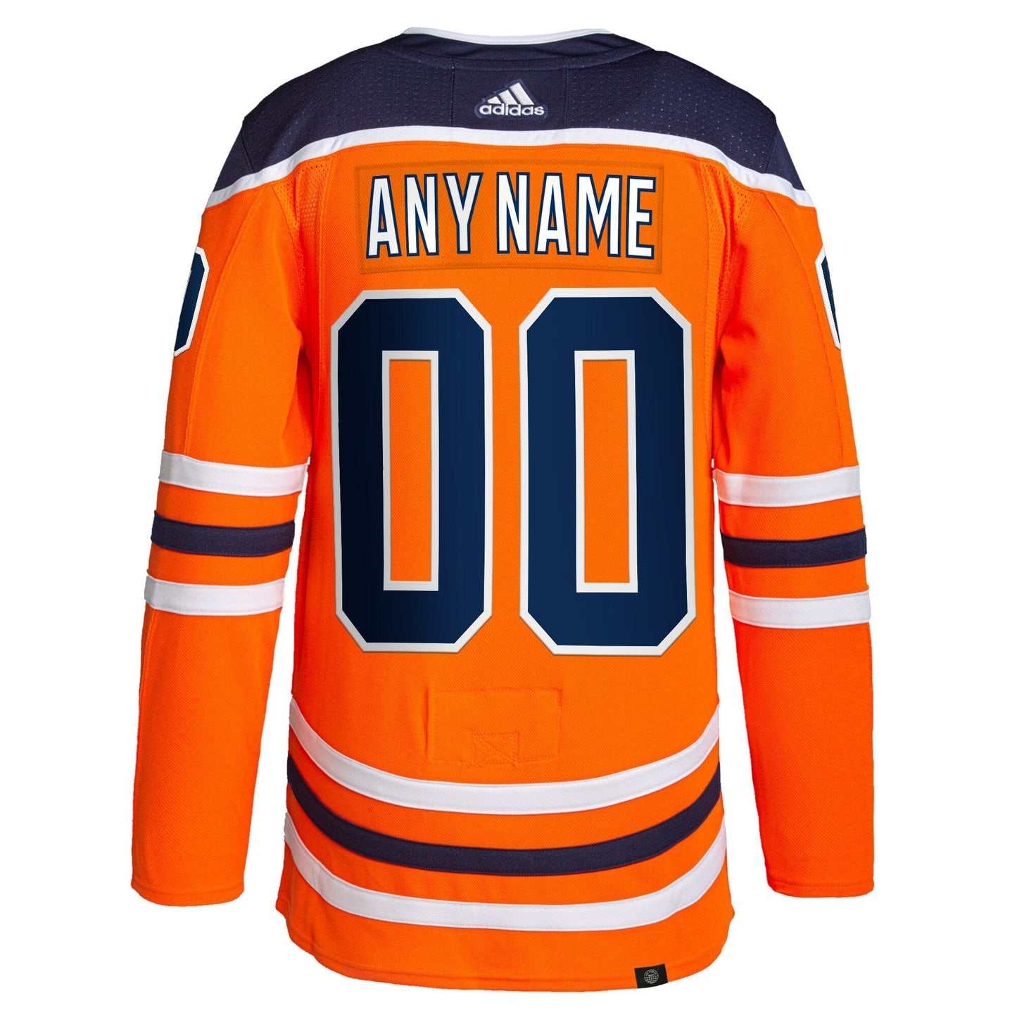 Edmonton Oilers adidas Home Primegreen Custom Jersey - Orange