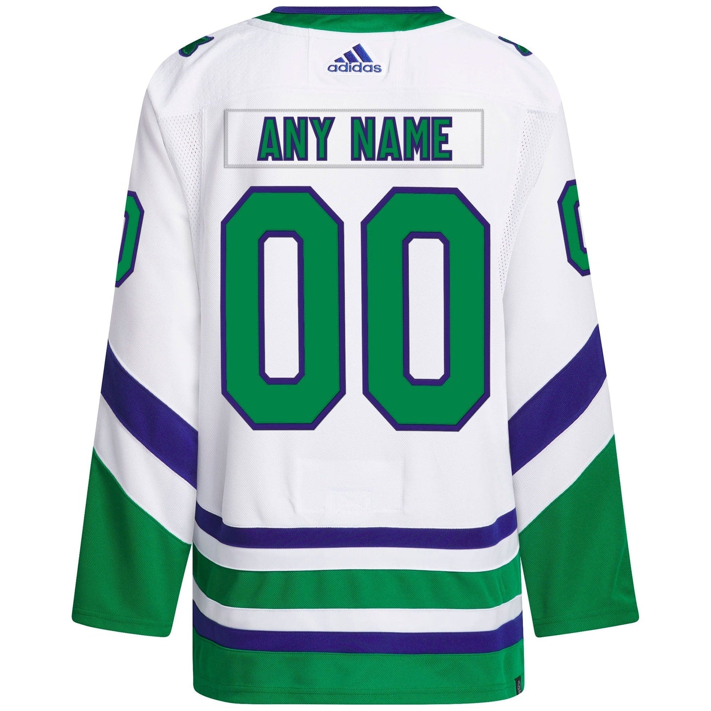 Carolina Hurricanes adidas Primegreen Custom Jersey - White