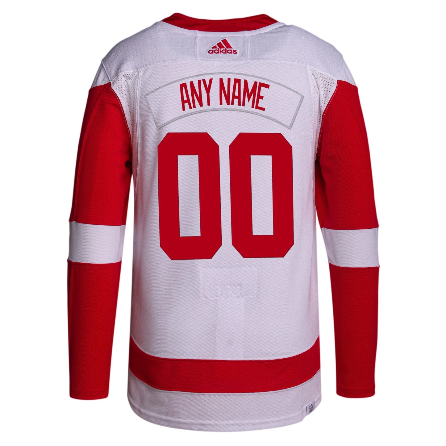 Detroit Red Wings adidas Away Primegreen Custom Jersey - White