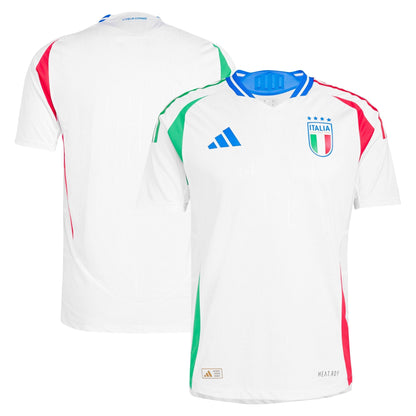 Italy National Team adidas 2024 Away Custom Jersey - White