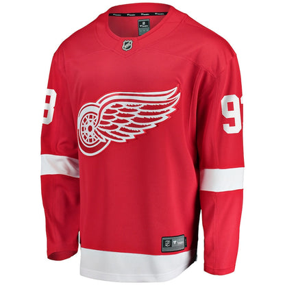 Alex DeBrincat Detroit Red Wings Fanatics Home Premier Breakaway Player Jersey= - Red