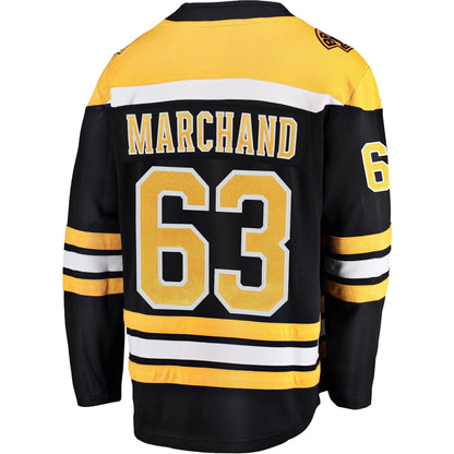 Fanatics Brad Marchand Black Boston Bruins Home Breakaway Jersey