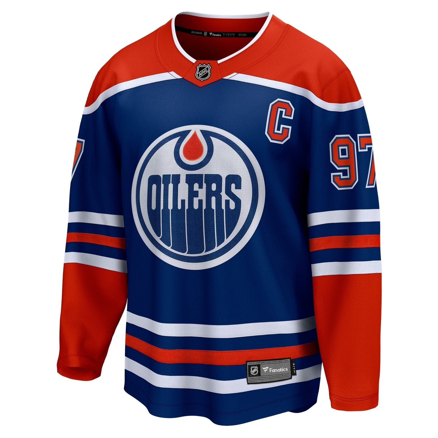 Connor McDavid Edmonton Oilers Fanatics Home Breakaway Jersey - Royalb