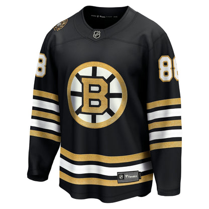 Fanatics David Pastrnak Black Boston Bruins 100th Anniversary Premier Breakaway Player Jersey