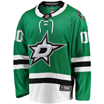 Dallas Stars Fanatics Home Breakaway Custom Jersey - Green