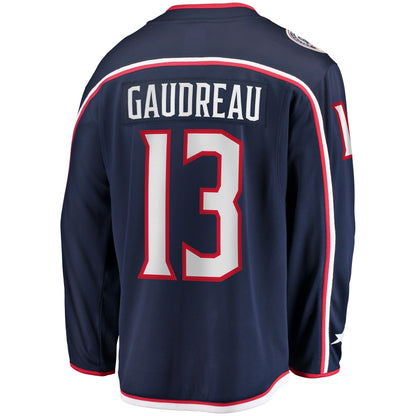 Johnny Gaudreau Columbus Blue Jackets Fanatics Breakaway Player Jersey - Navy