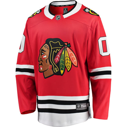 Chicago Blackhawks Fanatics Home Breakaway Custom Jersey - Red