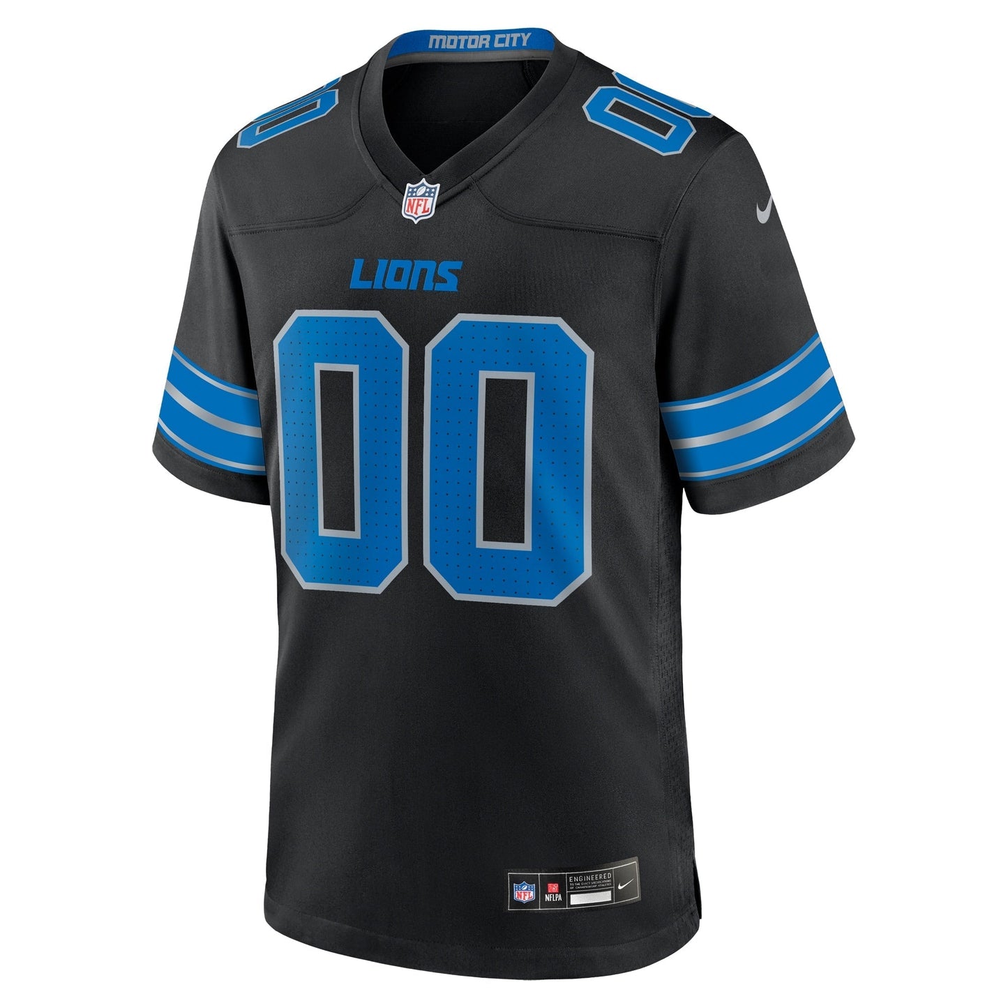 Detroit Lions Nike Alternate Custom Game Jersey - Black