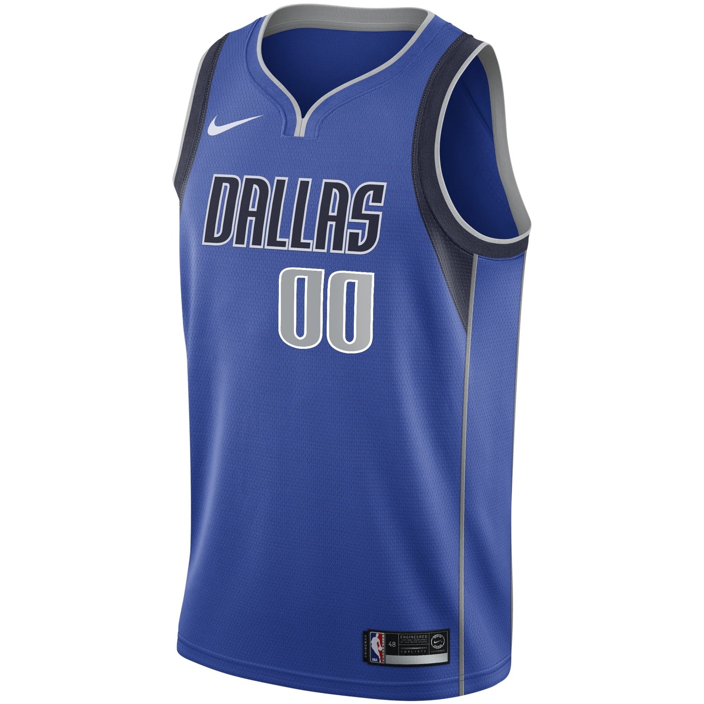 Dallas Mavericks Nike Swingman Custom Jersey Blue - Icon Edition