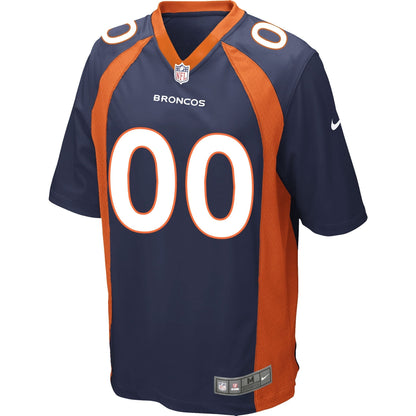 Denver Broncos Nike Alternate Custom Game Jersey - Navy