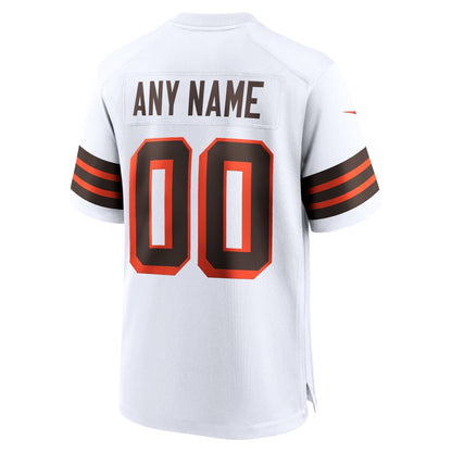 Cleveland Browns Nike 1946 Collection Alternate Custom Jersey - White