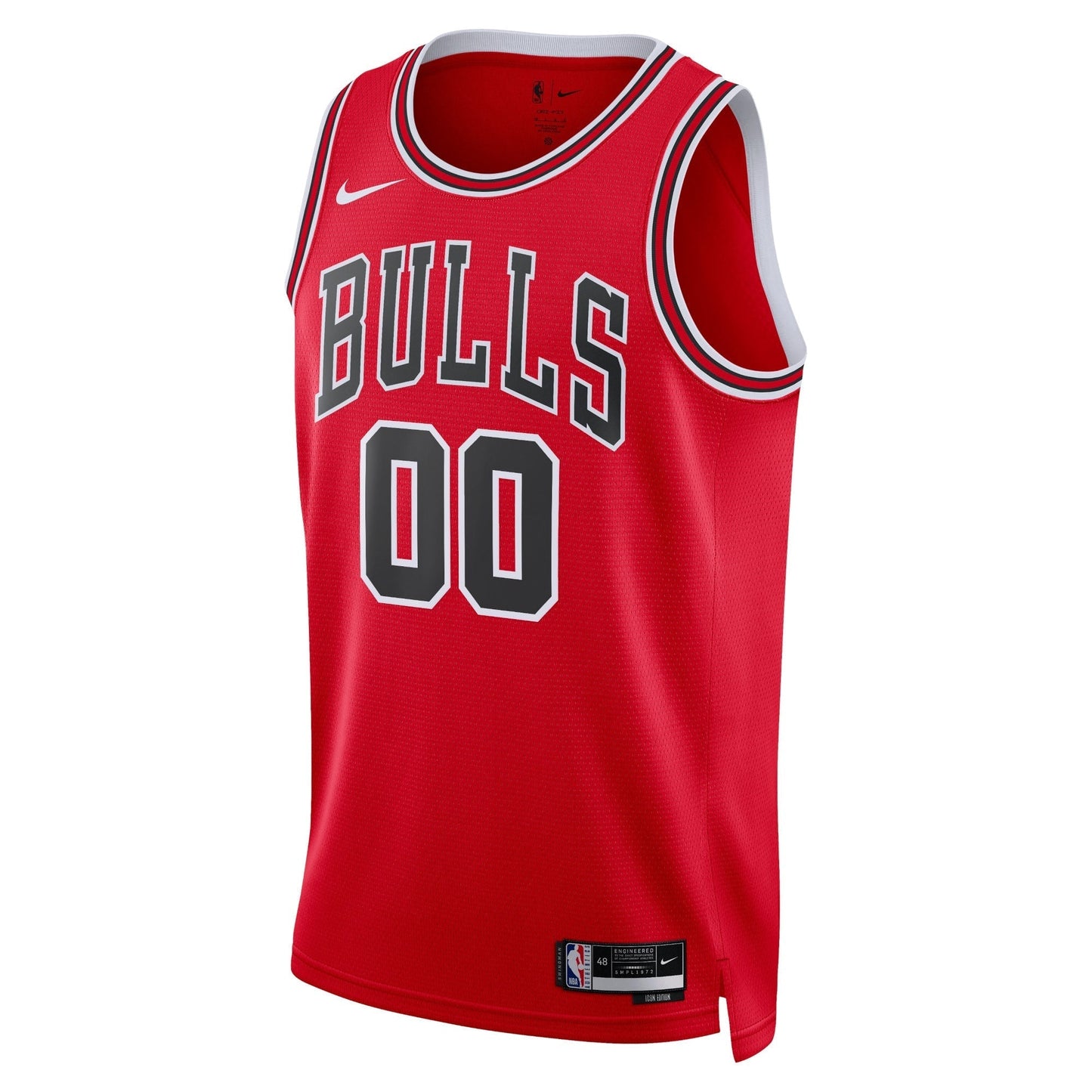 Chicago Bulls Nike Unisex Swingman Custom Jersey Red - Icon Edition