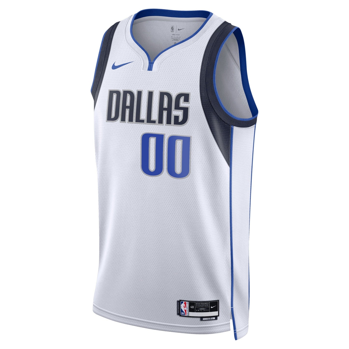 Dallas Mavericks Nike Unisex Swingman Custom Jersey White - Association Edition